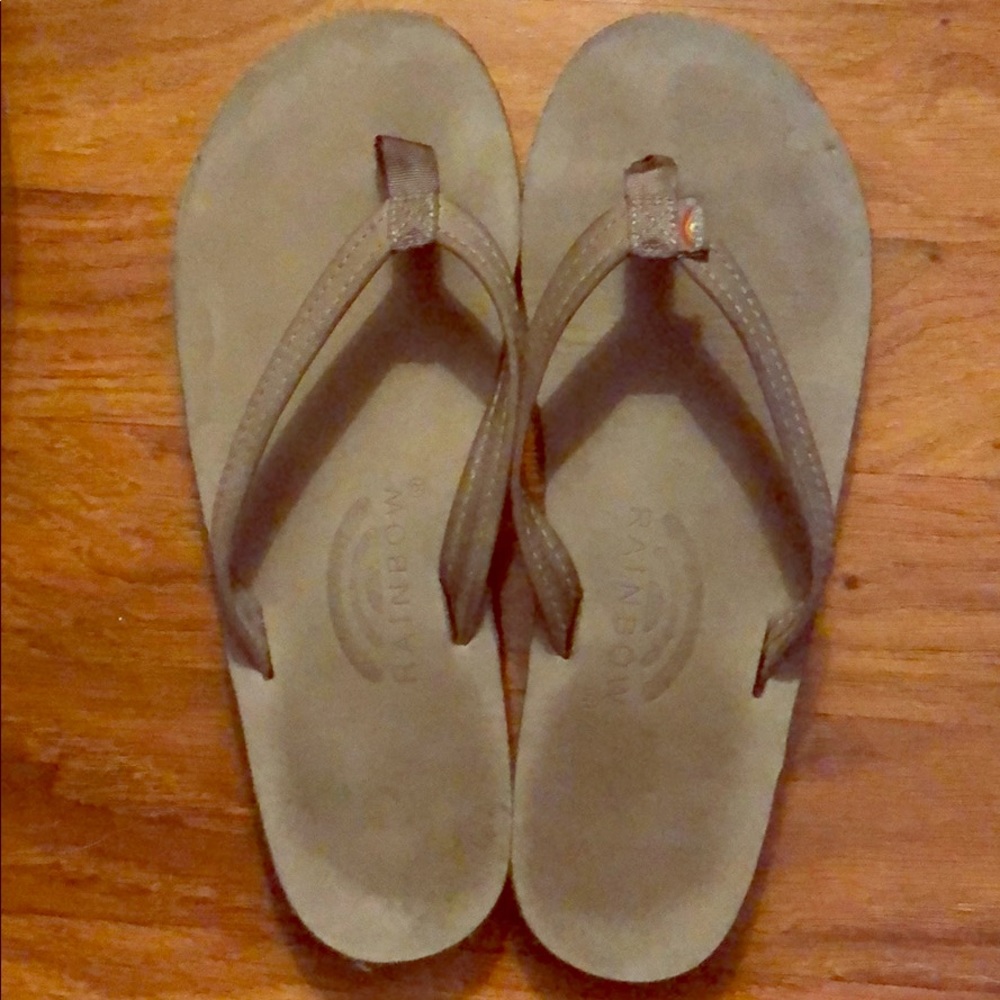 Rainbow sandals. Size Medium